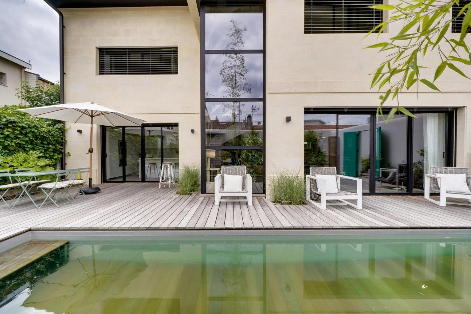 Spacious Bordeaux Family Home With Swimming Pool Екстер'єр фото